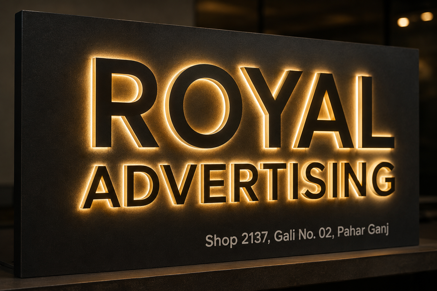 Matte ACP Route-Cut Signboard